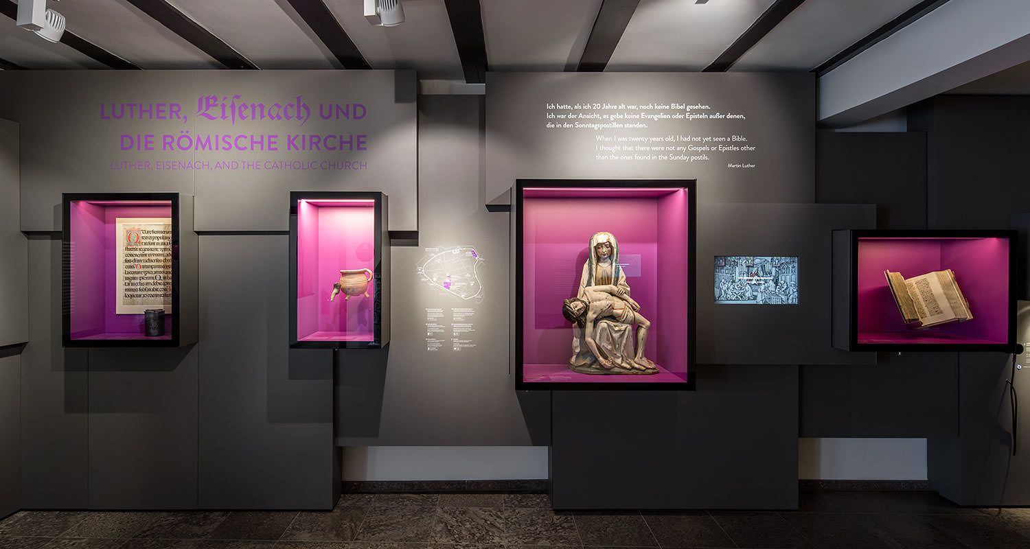 Lutherhaus Eisenach, View of the permanent exhibition Luther And The Bible