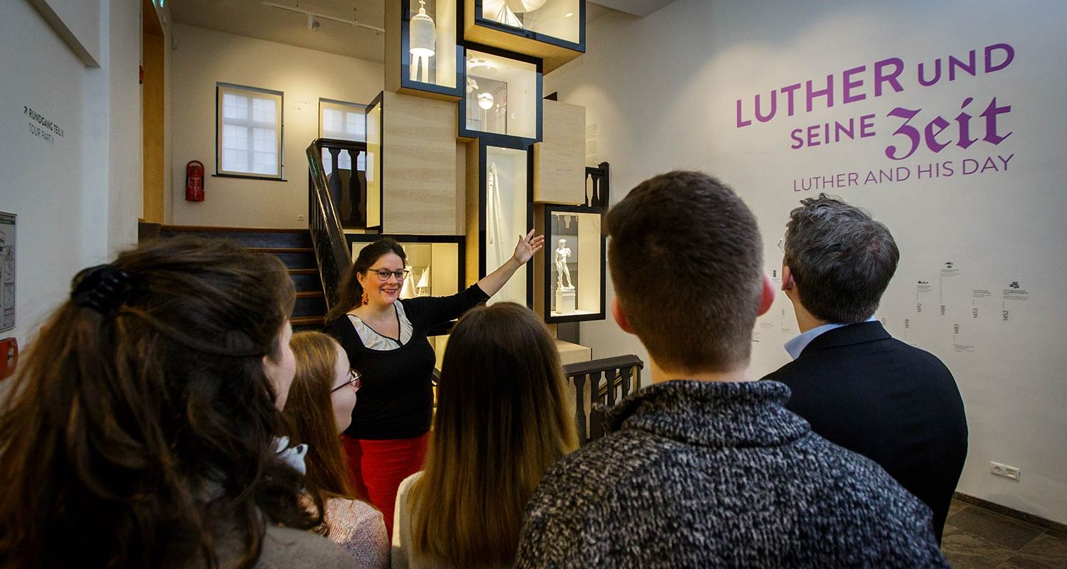 Lutherhaus Eisenach, guided tour for students at Lutherhaus Eisenach