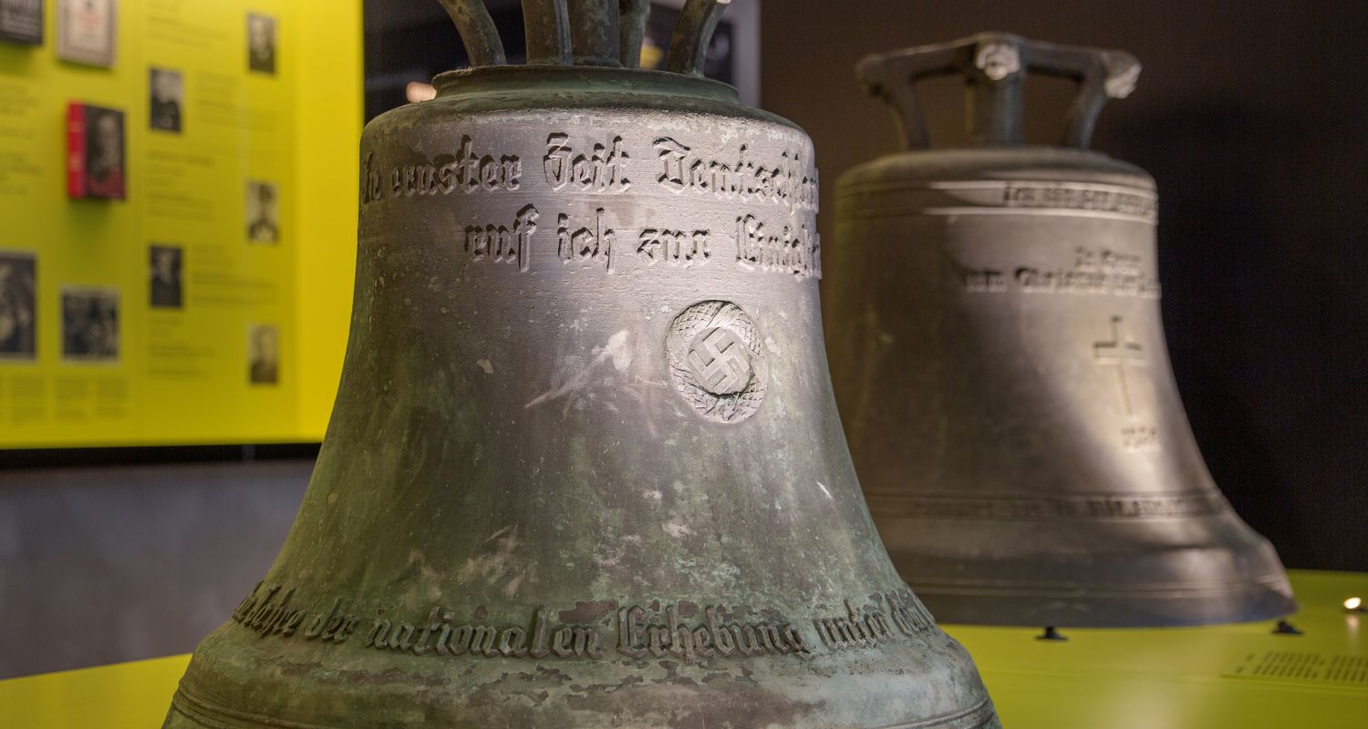 Lutherhaus Eisenach, "Nazi-Glocke" in der Sonderausstellung "Erforschung und Beseitigung"