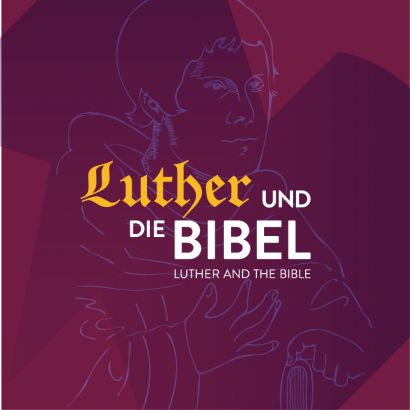 Graphic: Luther and the Bibel, permanent exhibition in Lutherhaus Eisenach